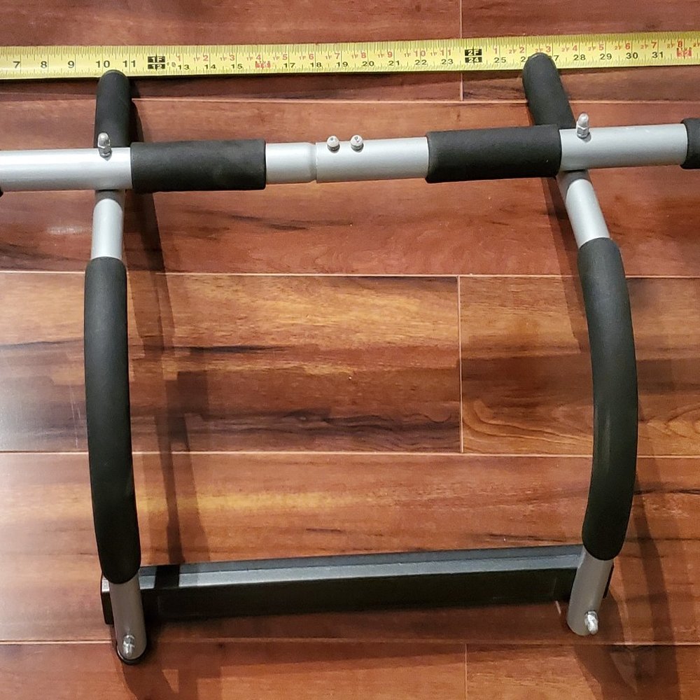Iron Gym Pull Up Bar Upper Body Workout Door Gym Bar Fits 24"-32" Wide Frame